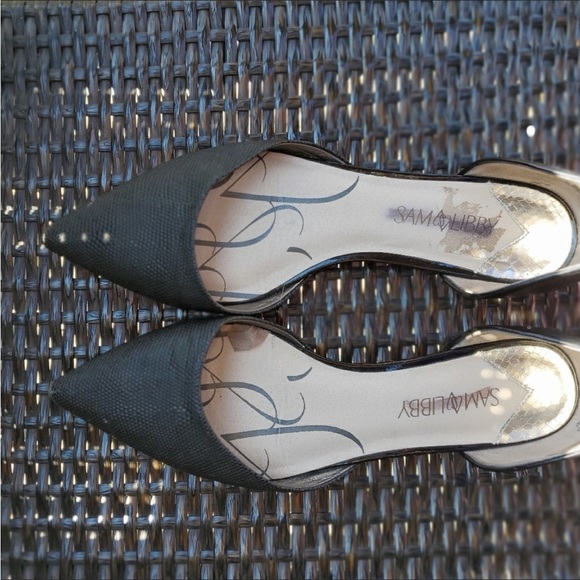 Sam & Libby D’Orsay slip ons in Black - Picture 4 of 4